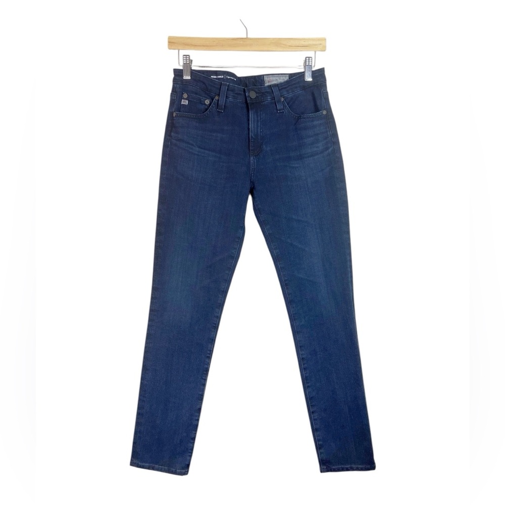 AG Adriano Goldschmied Contour 360° Prima Ankle Cigarette Leg Sz 26 Dark Wash